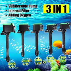 220 V 3 в 1 насос погружной Fish Tank аквариум Пруд водяной насос фонтана увеличение кислорода 15 W/20 W/25 W/35 W/45 W