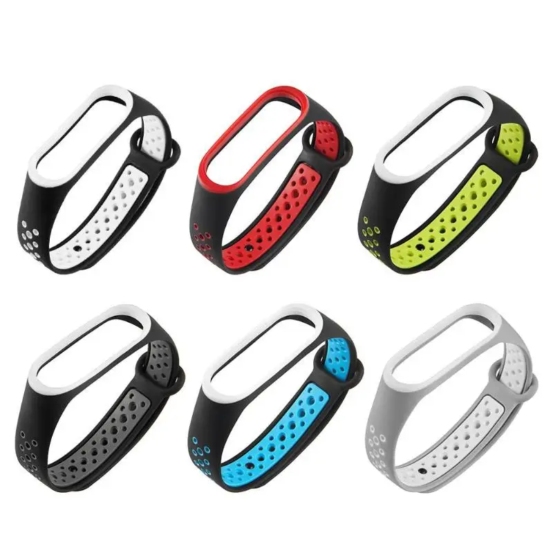 Спортивный ремешок Mi Band 3 для Xiaomi mi band спортивный силиконовый браслет xiaomi смарт