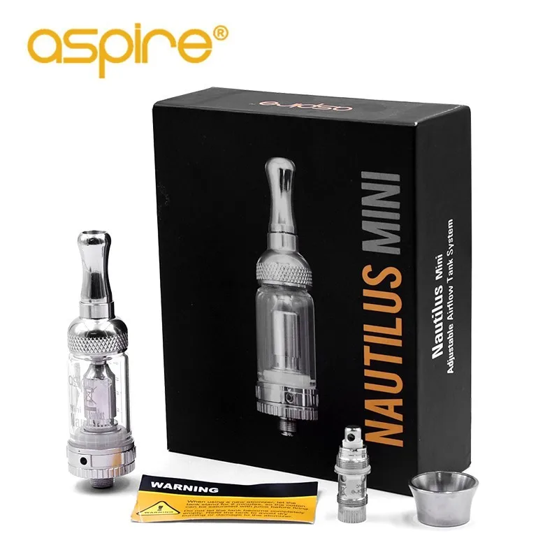 Электронная сигарета MTL атомайзер Aspire Nautilus(mini) бак 5 мл 2 используется катушка Nautilus