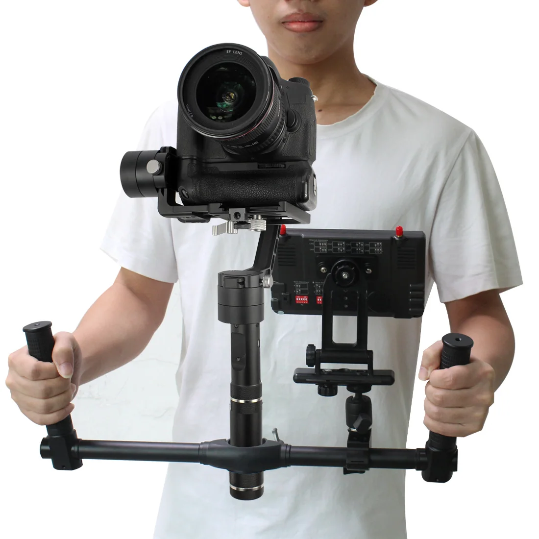 

22mm Rod Clamp Monitor Mount Bracket Holder Cold Shoe Adapter for DJI Ronin M Zhiyun Crane2 Plus Crane V2 Gimbal Stabilizer