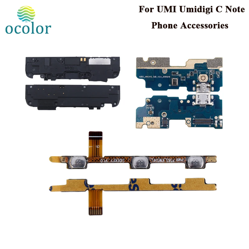 Ocolor для UMI Umidigi C Note USB плата/вилка плата зарядки громкий динамик кнопка гибкий