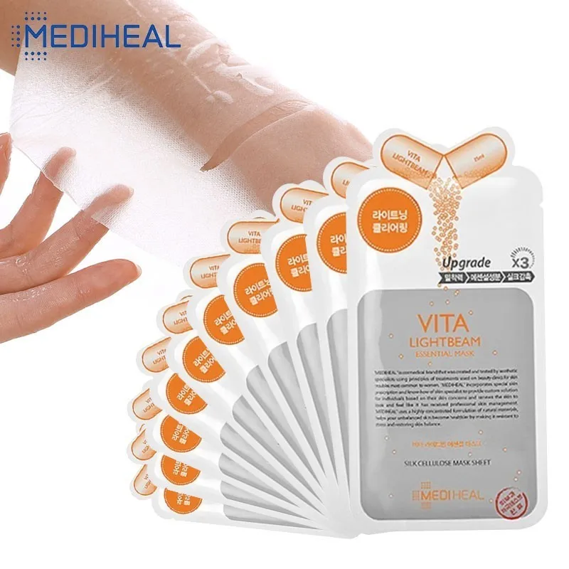 Mediheal VITA Витамин С маска для лица корейские косметические листы Подтяжка лифтинг