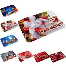 60*40 см Рождественский коврик ковер комната Нескользящая кухня коврик для ванной дверь коврик пол коврик