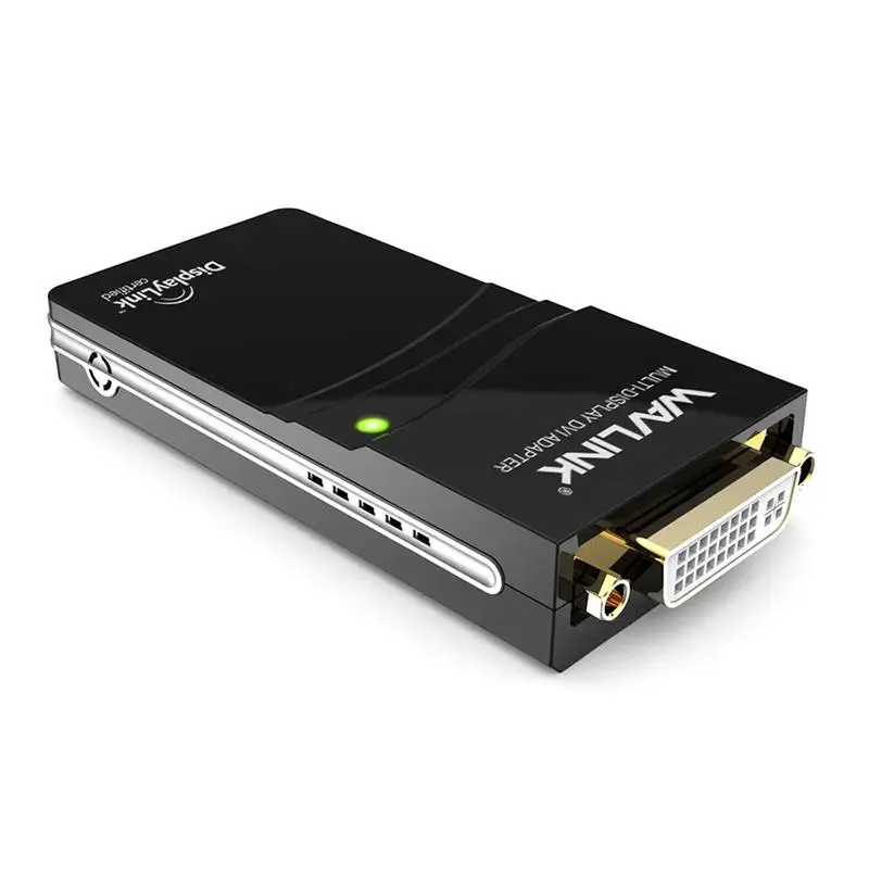 

WS-UG17D1-B1 USB To DVI VGA HDMI Multiple Monitor External Graphics Card Independent Expansion Display Adapter 6-Screen Splitter
