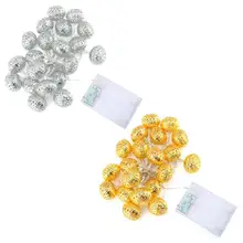 20-светодиодный 2,8 м Ротанговые шарики, гирлянда, сотовая лампа сказочные огни для свадьбы вечерние украшения световые гирлянды Сказочный свет Рождественская елка Декор