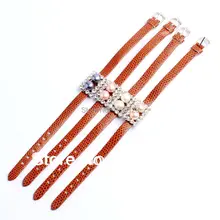 9 мм; милые модные натуральный пресноводный жемчуг кожаный браслет из крейнского камня 8," дополнительный Цвет wj01