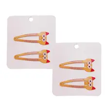 4 шт. заколки для волос с рисунком котенка, заколки для волос, заколки для волос в форме кошки