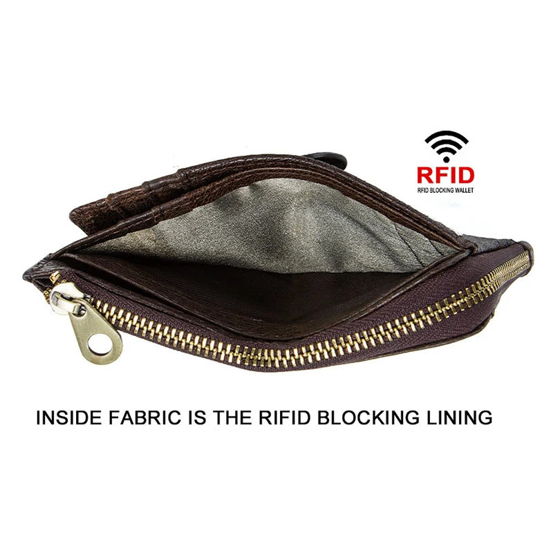 Роскошный бренд RFID кошельки мужские винтажные водительские права натуральная