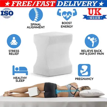 

Memory Foam Orthopaedic Leg Pillow Cushion Hips Knee Support Pain Relief Hot Leg Pillow Memory Foam Hip Alignment Leg Pillow