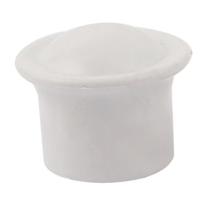 

28 Mm X Diameter Plastic Textile Curtain Rod Rod End Cap White 2 Parts