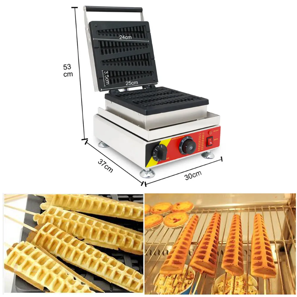 Commercial Waffle Maker Electric Non Stick Stainless Steel Waffle Maker Cake Pastry Oven Machine Christmas Tree Pipe Style Commercial Waffle Maker Electric Non Stick Stainless Steel Waffle Maker Cake Pastry Oven Machine Christmas Tree Pipe Style