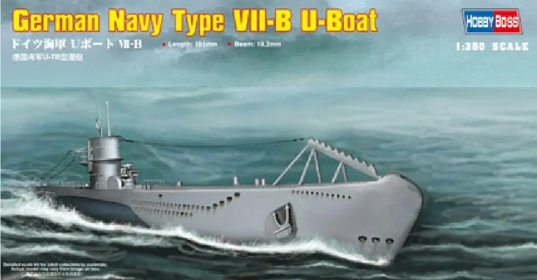 Hobbyboss 83504 1/350 немецкий темно-синий тип стандартная лодка высшего качества |