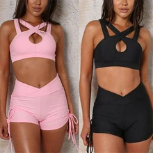 Womens Clothing 2 Piece Set Women Tracksuit Solid Crop Top Shorts Sport Wear Short Sets For Women Clothing Summer Two Piece Set Womens Clothing 2 Piece Set Women Tracksuit Solid Crop Top Shorts Sport Wear Short Sets For Women Clothing Summer Two Piece Set