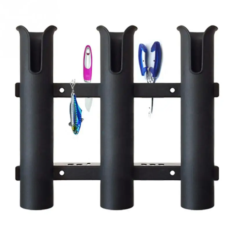 

Fishing Rod Holder Support Outdoor Lightweight Boat Fishing Supplies 3 Tube