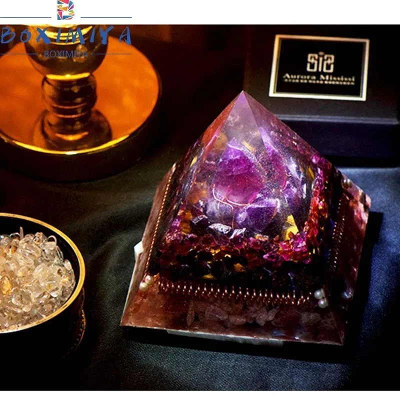 

Orgonita Piramide Career Love High Frequency Energy Tower Magic Stone Orgonite Bedroom Decoration Changing The Magnetic Field