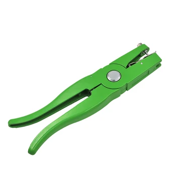 

Green Ear Tag Pliers Pig Ear Tag Veterinary Ear Hole Pliers Cattle and Sheep Ear Automatic Rebound