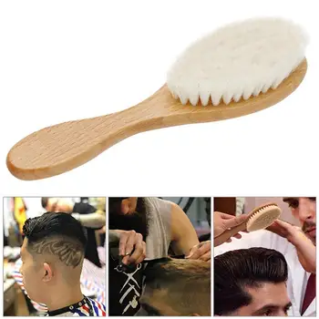 

Natural Boar Bristle Hair Brush - Wooden Club Style Wave Brush For Men - Styling Beard Hairbrush For FineThin Or Thick Hair