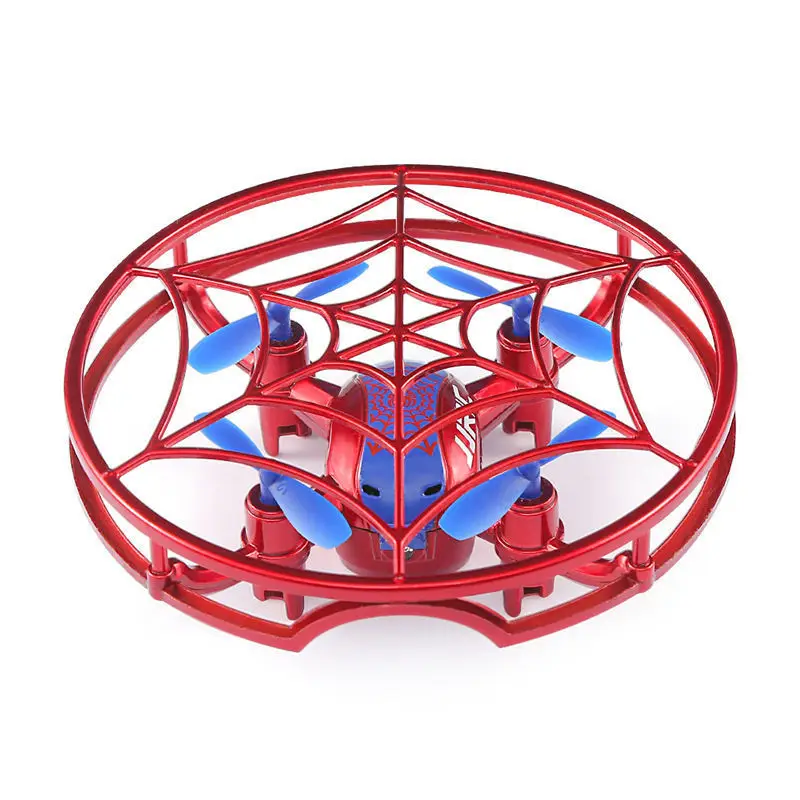 2018 New Hot JJRC H64 For Spiderman G-Sensor Control Voice Prompt Altitude Hold Mode RC Drone Quadcopter Blue Red