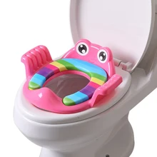Детское сиденье для унитаза писуар приучение к горшку мультфильм помощь детская посадочная шайба для мужчин и женщин детское сиденье кольцо розовый
