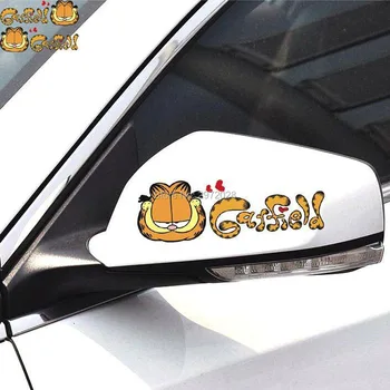 

20 x Car Accessories Cartoon Car Styling Lovely Garfield Rear View Mirrors Light Eyebrows Doors Whole Body Stickers Decal Vinyl