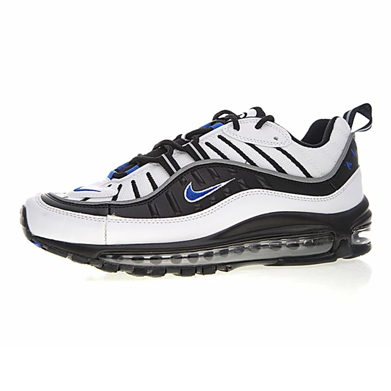 Nike Air Max OG 98 Gundam Men's Running Shoes White & Black Cushion Wear-resistant Comfortable Sneakers #640744-108