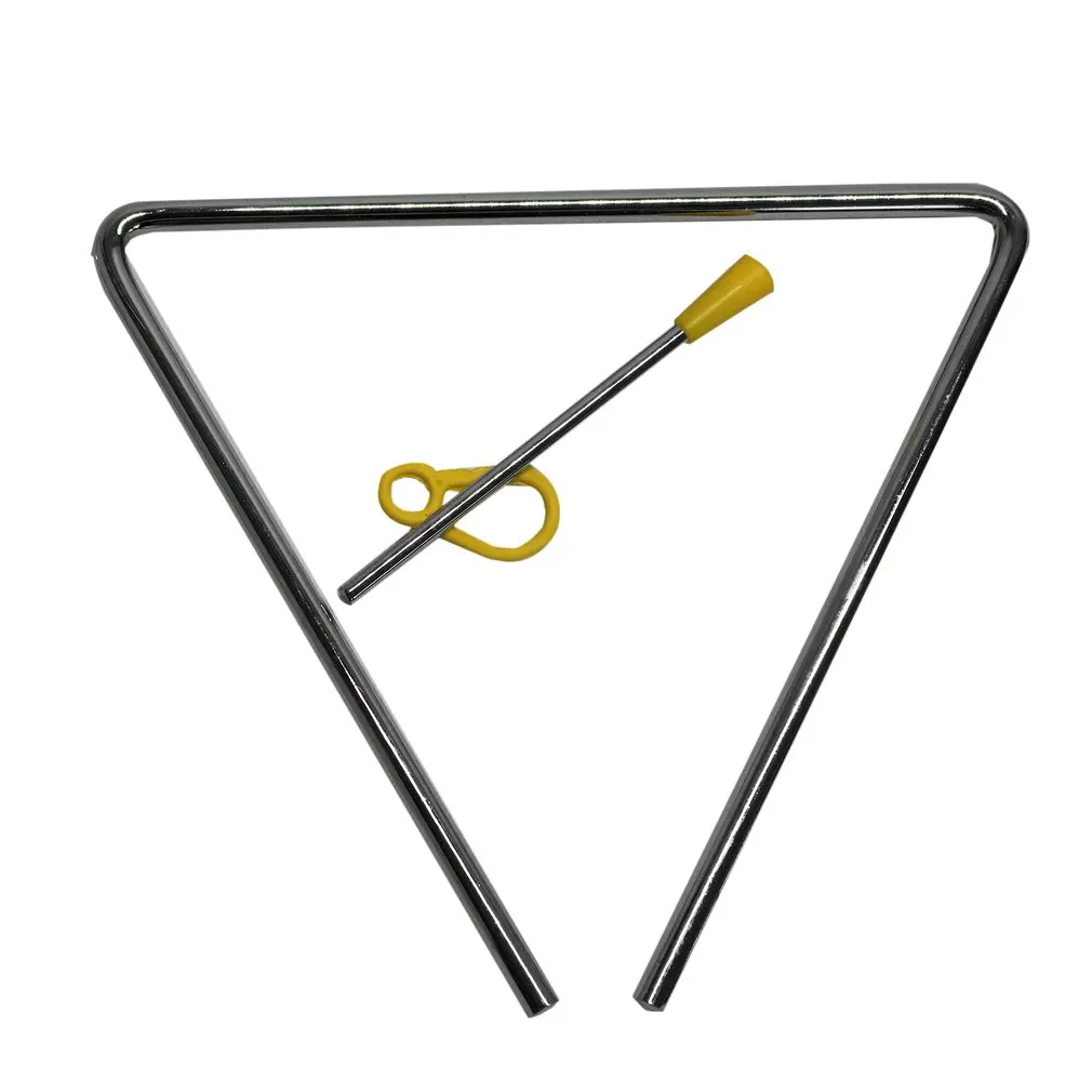 

Metal Triangle With Stick Rhythm Early Education Musical Teaching Percussion Instrument Toy For Children Students Kindergarten