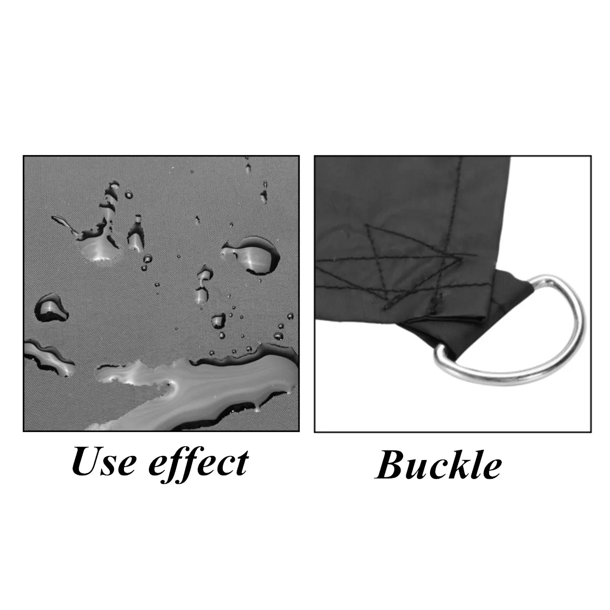 Parasol canopie velas de Camping al aire libre Patio de senderismo jardín refugio protección solar paño impermeable 2x1,8/3 /4/5 m gris Parasol canopie velas de Camping al aire libre Patio de senderismo jardín refugio protección solar paño impermeable 2x1,8/3 /4/5 m gris