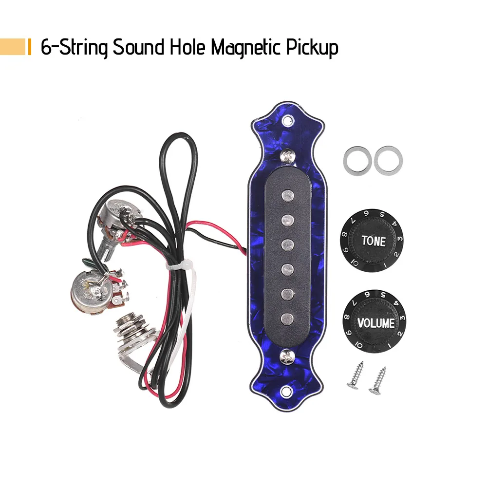 Acoustic Guitar Pickup 6 String Guitarra Sound Hole Pickup