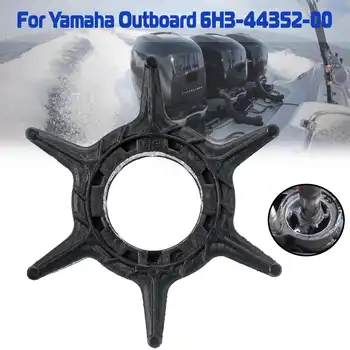 

Outboard Motor Replacement 6H3-44352-00 for Yamaha 40-60HP Water Pump Impeller 6 Blades Black Rubber Diameter 52mm Accessories