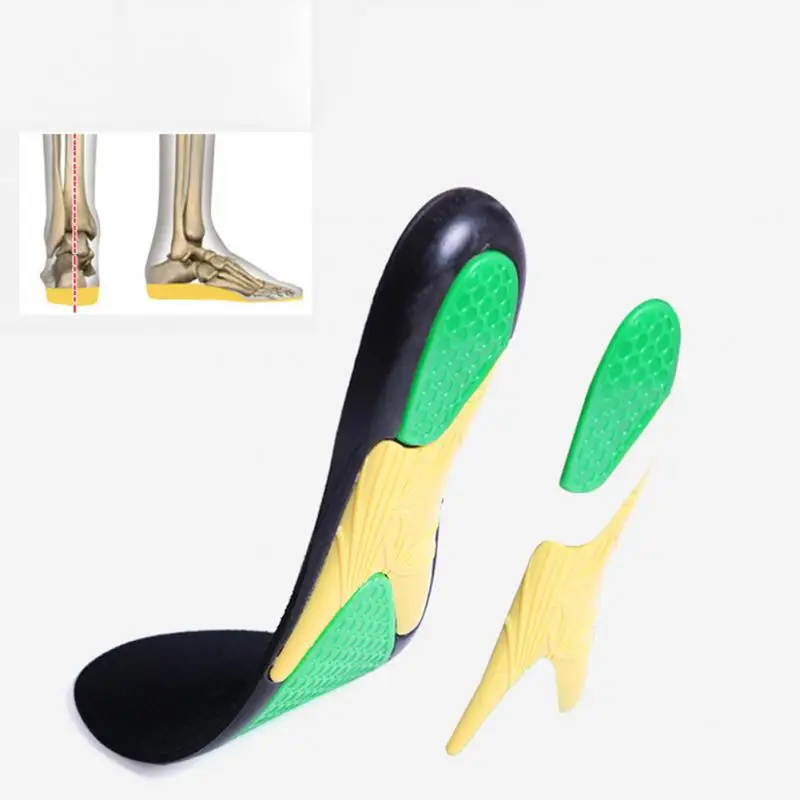 

1 Pair PU Breathable Insoles Sports Shoe Shock Absorption Comfort Deodorize shock Shoe-pad