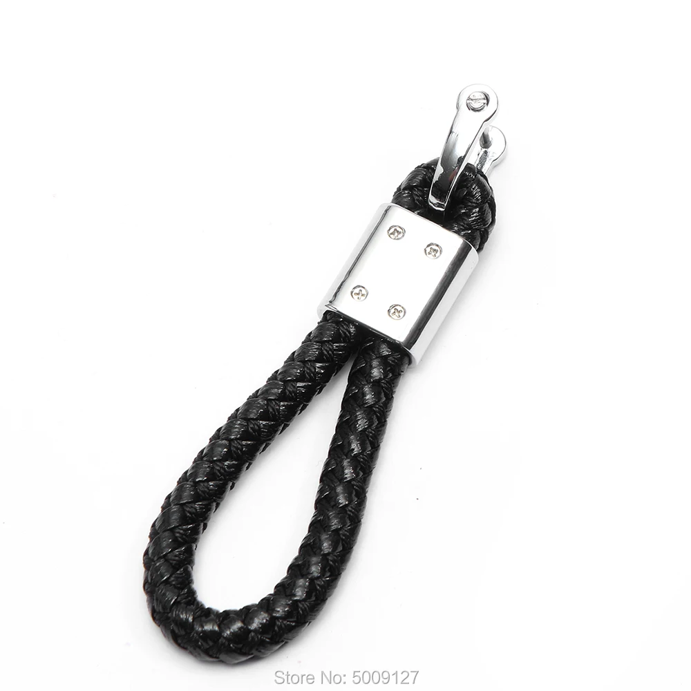 

Car Keyring Keychain Leather Custom Car Logo Keyring For BMW Audi Mercedes benz Ford Chevrolet Trendy Braided