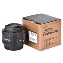 Объектив YONGNUO YN35mm F2.0 широкоугольный объектив с большой диафрагмой фиксированный объектив с автофокусом EF крепление для камер Canon DSLR 600D 60D 5D