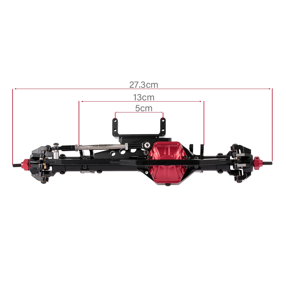RC автомобиль передний мост металлический DIY части для 1/10 осевой Рейф RR10 90048