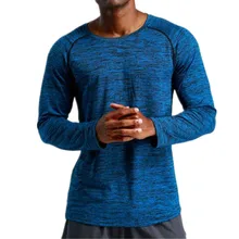 Мужская футболка с длинным рукавом для баскетбола, футбола, быстросохнущие футболки, мужская спортивная футболка, спортивная одежда для спортзала, топ для фитнеса