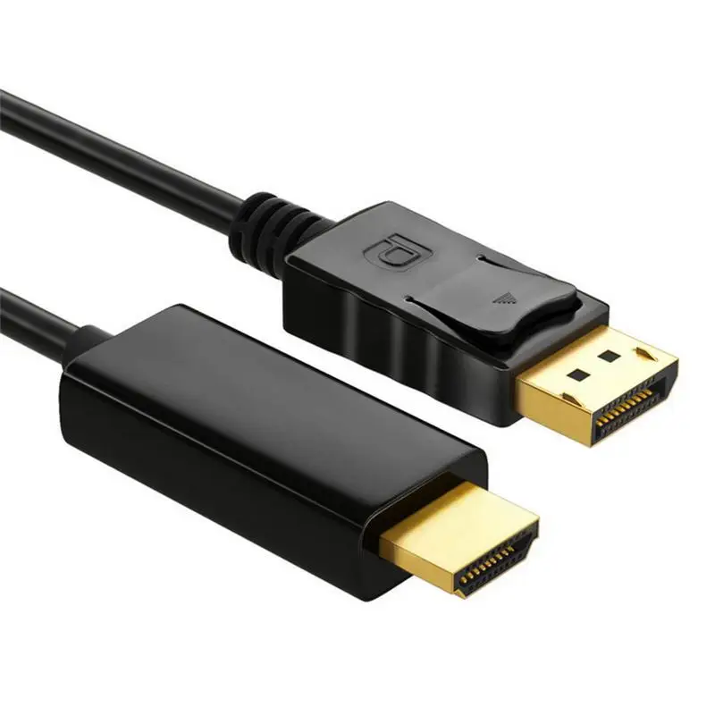 DP к HDMI кабель-удлинитель DP To HDMI 1,8 м Кабель-адаптер 4 К * 2 К адаптер DP-кабель мини Дисплей порты и разъёмы Кабель HDMI