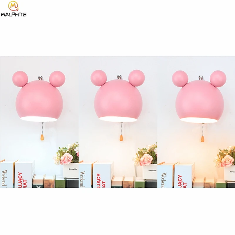  Children Cartoon Kindergarten LED Wall Lamps Wall Lights Luminaria Wall Sconce Lamps Lights Kids Be - 32960443522