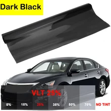 76*600 см Тонировочная пленка для окна автомобиля, наклейка, теплоизоляционная пленка, стекло, взрывозащищенное, 15%-25% VLT, тонировочное покрытие для окна