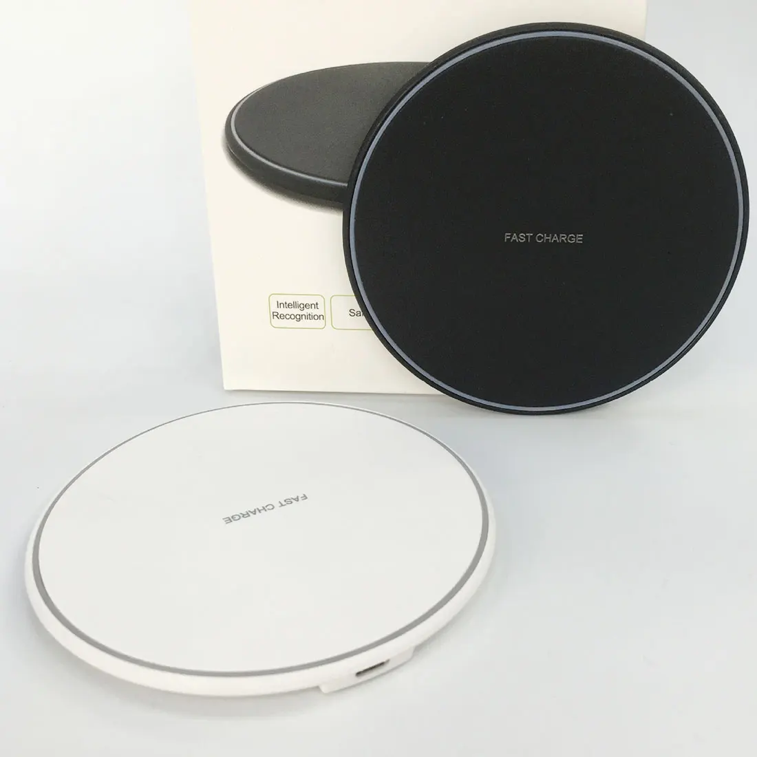 

New Fast Qi Wireless Charger Power Bank Charging Pad for Samsung Galaxy S9 S8 Plus Note 8 iPhoneX 8 Quick Induction Charger
