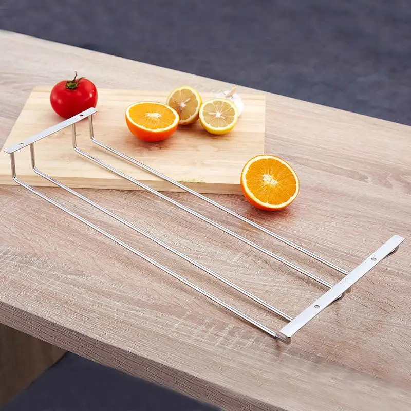 Wine Stemware Rack Stainless Steel Chrome Plated Wine Glass Cup Holders