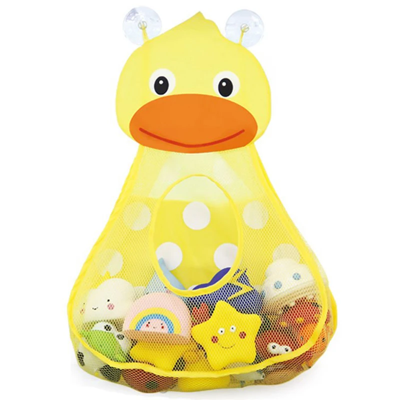 

Bath Toy Organizers,Cute Toddler Toy Storage Caddy,Bathtub Toy Storage Bags For Kids Baby Bathroom Quick Dry With 2 Strong Suc
