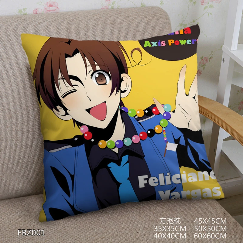 

Japanese Anime Home Textile Two Sided Square Pillow Case Hetalia otaku Dakimakura car sofa Pillowcase Body Pillow Cover