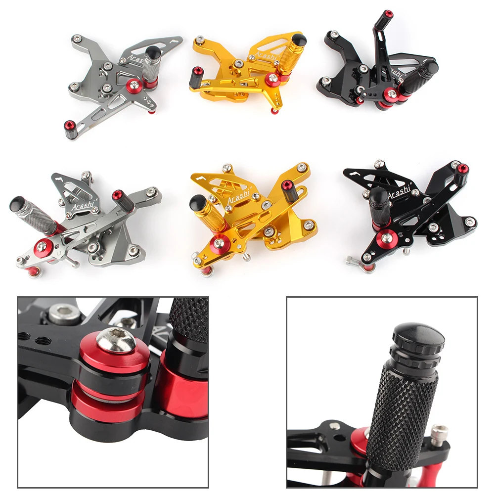 

Z900 2018 Adjustable Rear Foot Pegs Pedals Footrest For Kawasaki Z 900 2017 2018 Motorcycle Accessories