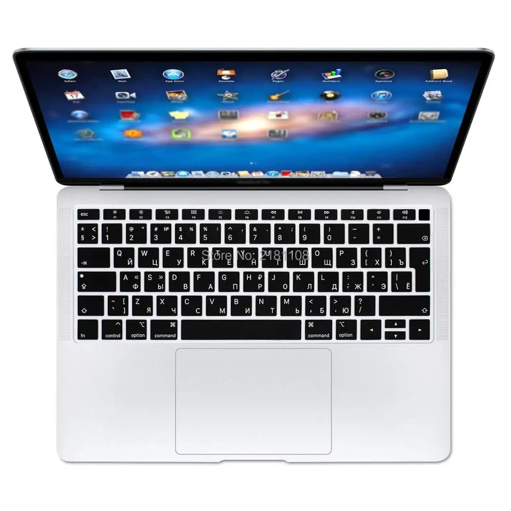 

EU Version Russian/French AZERTY/Italian/Portuguese/Swedish/German Silicone Keyboard Cover Skin for MacBook Air 13 13.3 A1932