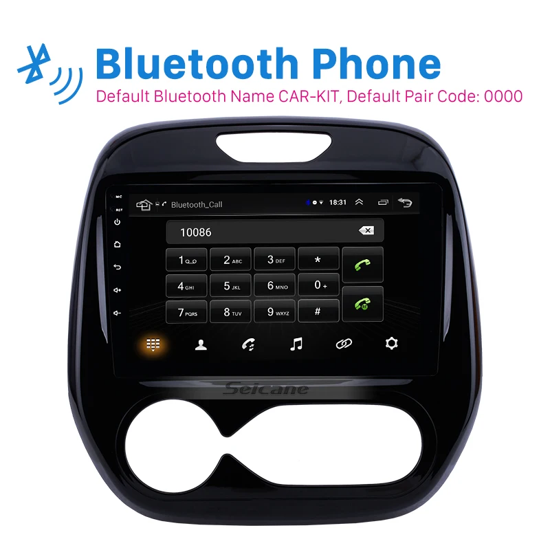 

Seicane Android 8.1 Car GPS Multimedia Player Stereo For Renault Captur CLIO Samsung QM3 Manual A/C 2011-2016 support Carplay