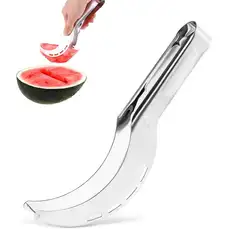 1 шт. ломтерезатель для арбуза, фруктов измельчитель резак нож для удаления кожуры сервера нож для удаления сердцевины и нарезания круглая