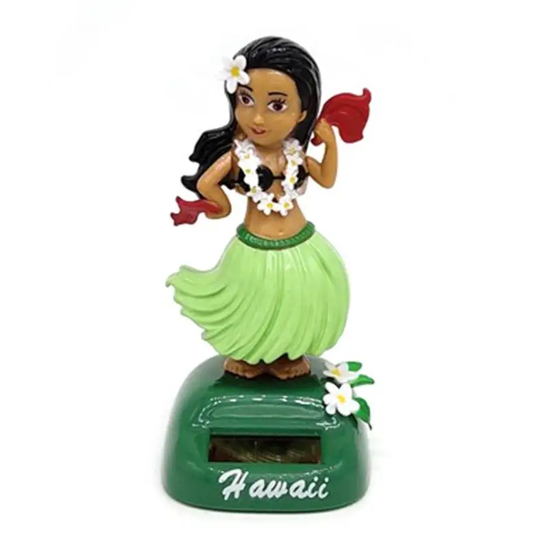 Танцующая девочка Hula на солнечной батарее качающаяся поплавок игрушка подарок