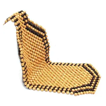 

Car Seat Universial Summer Cool Wood Wooden Bead Seat Cover Massage Cushion Chair Cover Car Auto Office Home 2 colors