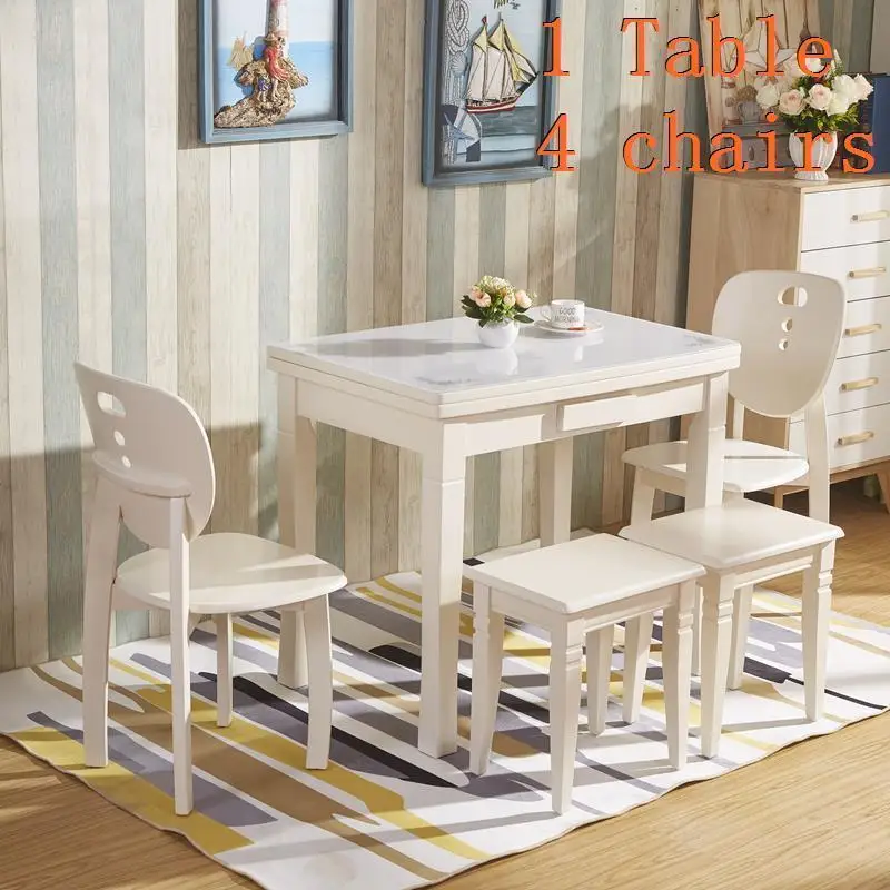 Dinning Set Tafel Eettafel Piknik Masa Sandalye Meja Makan Redonda Sala Kitchen Wood Comedor Mesa De Jantar Bureau Dining Table