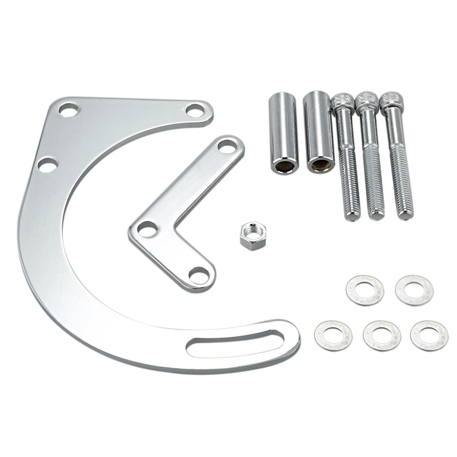 SBC Low Mount Alternator Bracket for SWP SB Chevy 350 New Short Water