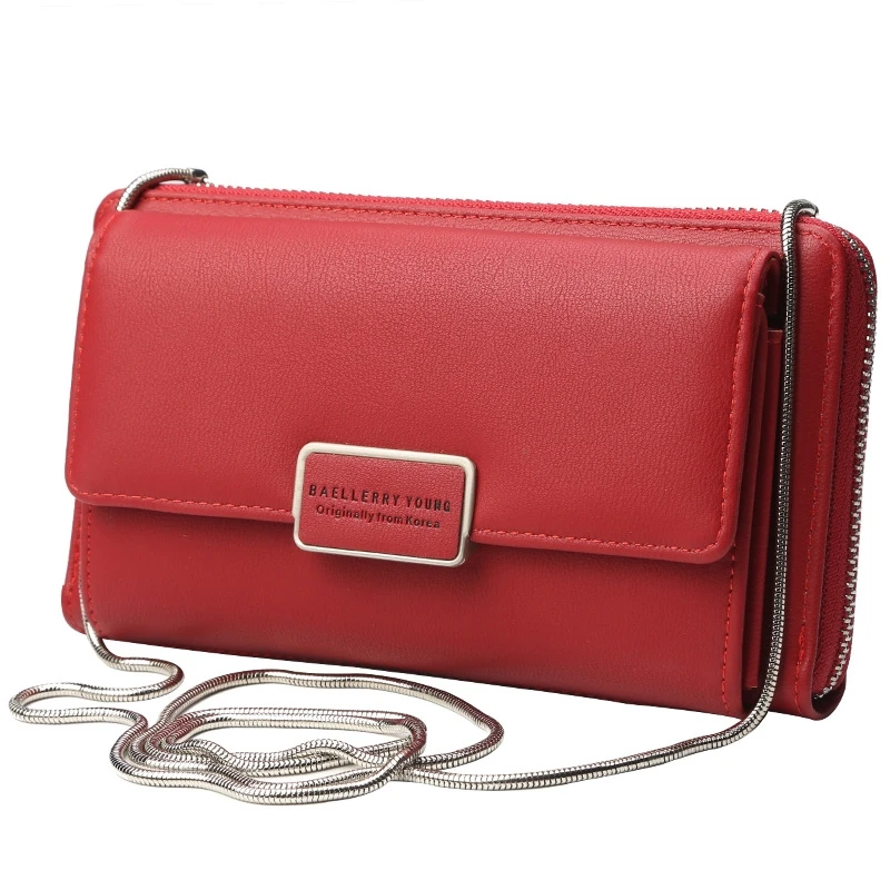 

Ladies Wallet Korean Version Multi-Function Zipper Clutch Bag Shoulder Versatile Messenger Bag Handbag